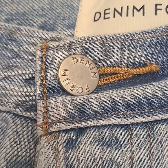 Aritzia Denim Forum The Ex Boyfriend High Waisted Distressed Jeans Size 32 - Picture 6 of 15